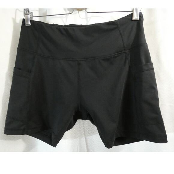 Baleaf Women's Large Athletic Stretch Compression Shorts Pockets Yoga Walking - Picture 1 of 3